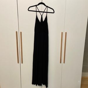 Gap black maxi dress